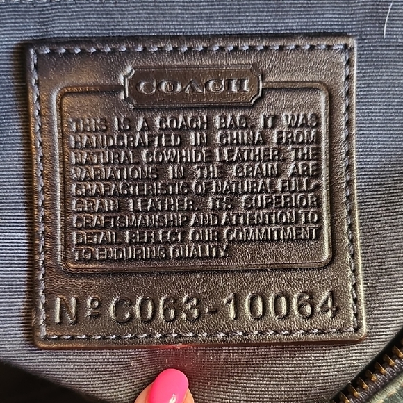 Coach Ltd Ed Vintage 2006 Y2K Soho Mia Studded Ink Blue Indigo Bag Satchel 10064 - Picture 14 of 16